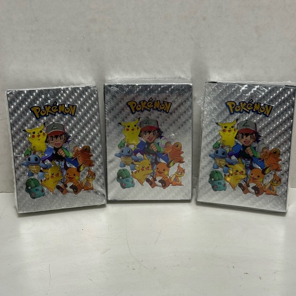 Lot of 3 X 55 Pack Pokemon Cards Silver Foil Vmax GX Energy Card Collectible New - Picture 3 of 16